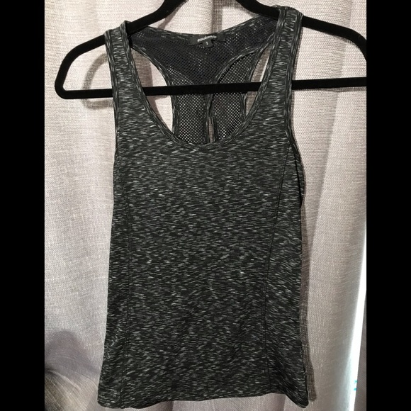 AMBIANCE workout tank top black mesh back small - Picture 2 of 5